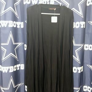 NWT Shiela Rose black lightweight cardigan Size 2X